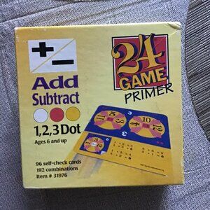 Math 24 Game Primer for Adding and Subtracting--Homeschool math